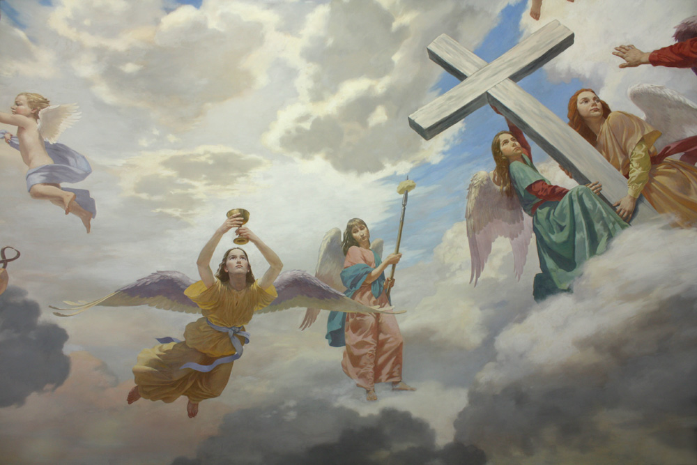 Church of St Nicholas the Wonderworker on Askold's Grave. Murals