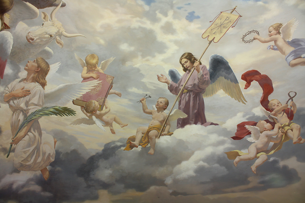 Church of St Nicholas the Wonderworker on Askold's Grave. Murals