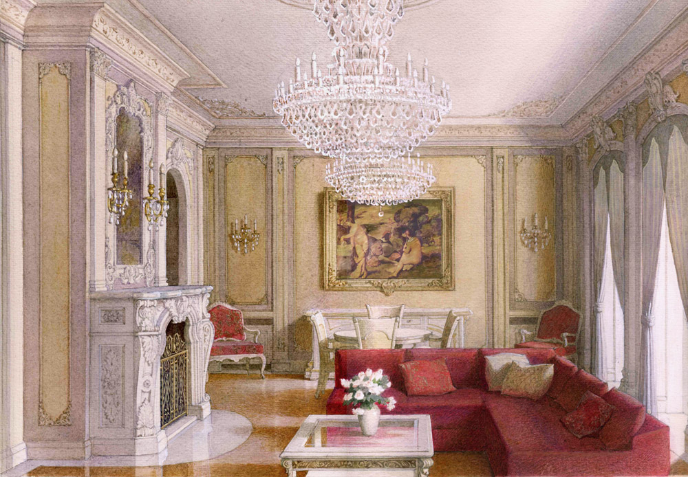 Interior. Neo-Baroque